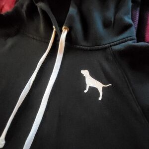 Victoria's Secret Pink Hoodie Black Size Large